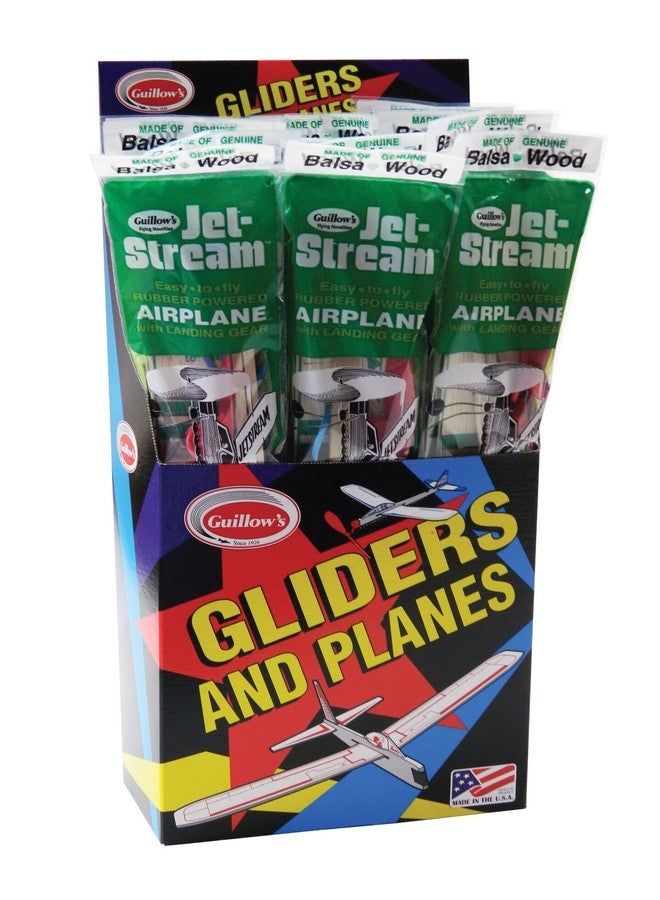 Guillows Guillow's Six 55 Jetstream Flying Balsa Wood Toy Airplanes - Image 3